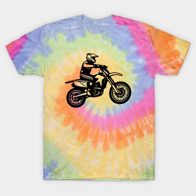 Offroad Motorcycle Rider T-Shirt by KayBee Gift Shop